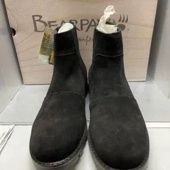 BNWT Mens BearPaw suede boot black size 10 - Picture 6 of 9